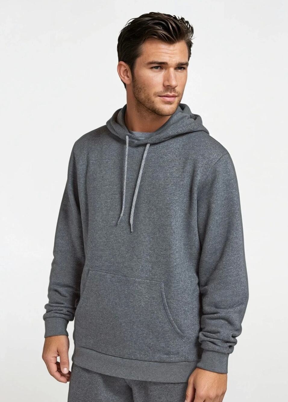 Allbirds Unisex Luxe Merino Blend Hoodie in Natural Grey Heather Size Medium